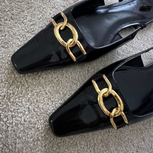 H&M Slingbacks black new women's shoes size 40
