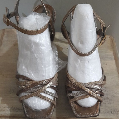 Via Spiga sandals used genuine leather size 36 multicolor