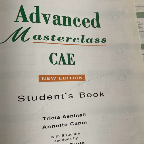 Advanced Masterclass CAE New Edition Student's Book used