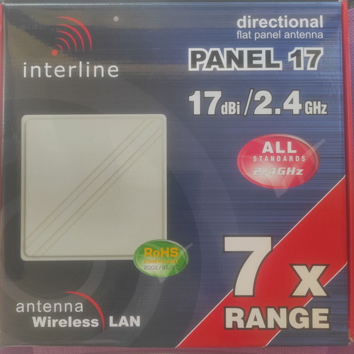 Interline PANEL 17 Directional Wi-Fi Antenna like new 2.4 GHz