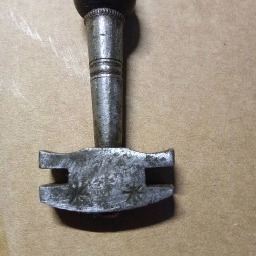 Glass cutting tool used, old, 12.5 cm