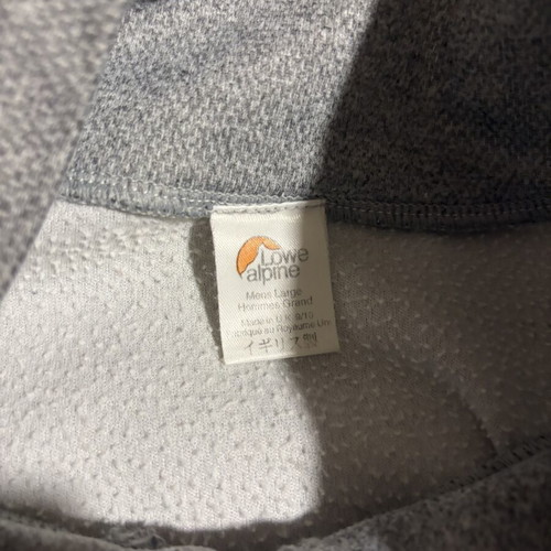 Lowe Alpine thermal shirt size L used, grey
