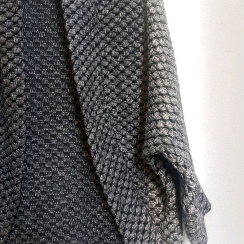 Enzzo wool bolero jacket grey size S like new
