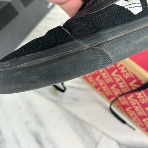 Vans old school kids shoes size 38.5 like new, black