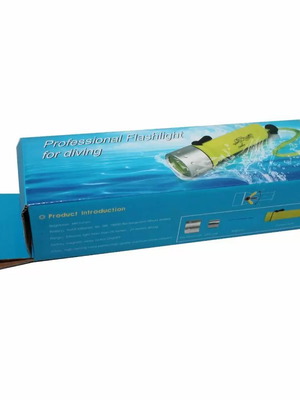 Diving flashlight new, waterproof, 180 lumen