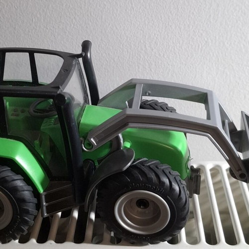 Playmobil tractor with trailer like new