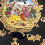 Imperial Limoges France collectible plate handmade with 22K gold