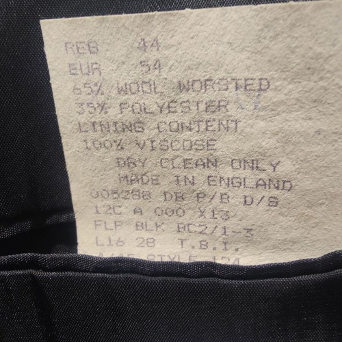 Classic Men's Dinner Suit by Youngs of England like new, black