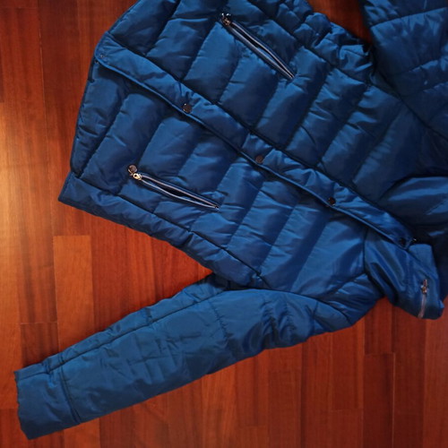 Ellen Rose Quilted Jacket used, women's XXL, blue