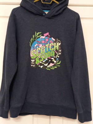 Scotch & Soda Hoodie like new, blue, unisex
