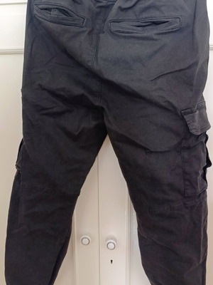 Cargo pants Zara black XL like new, regular fit