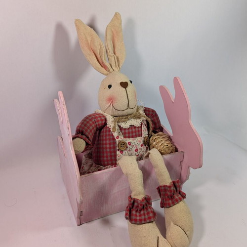 Easter decorative basket used 20x30x18cm