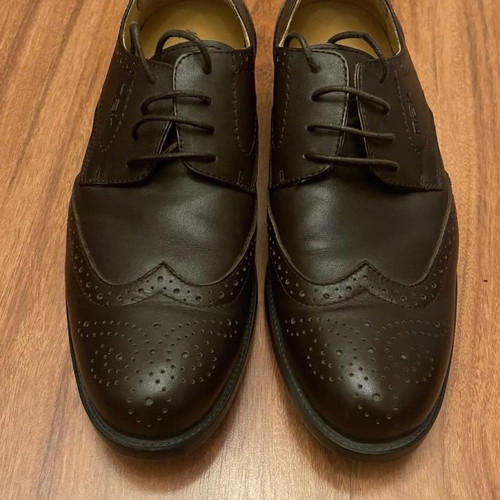 Nak leather shoes brown used, size 42