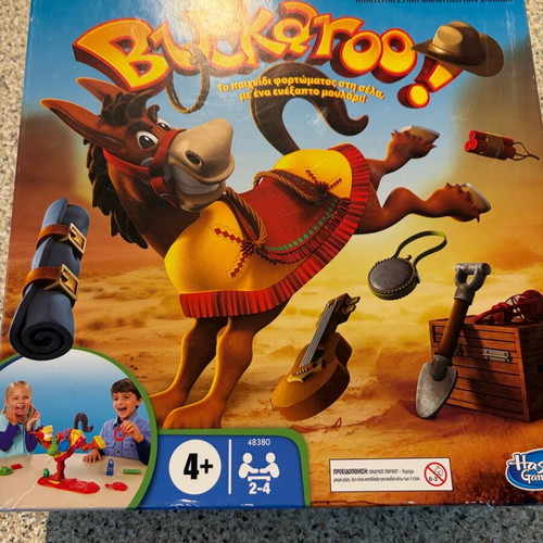 Buckaroo board game used, family fun, balance game