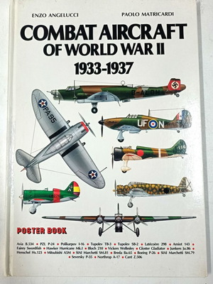 Combat Aircraft of World War II 1933-1937 Poster Book like new