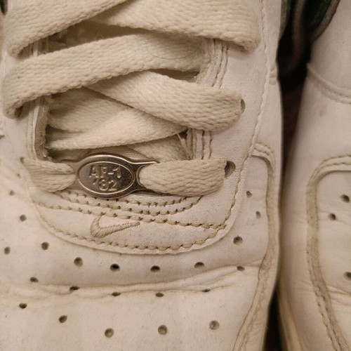 Nike AF1 Low x LeBron James "SVSM/Four Horsemen" used, white/green, size 40