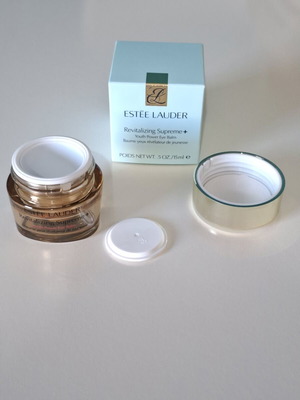 Estee Lauder Revitalizing Supreme+ empty eye cream jar with box