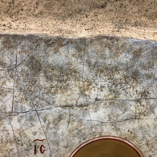 Fresco painting used, Last Supper by A Sevastos 93x58 cm