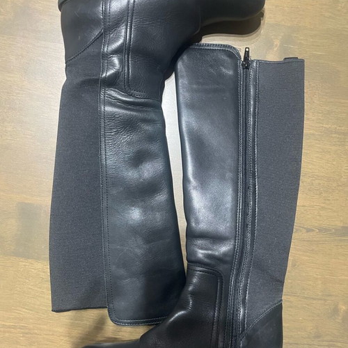 Alpe leather riding boots new, black size 36