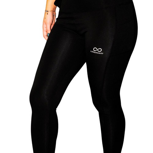 Legendary Yoga Leggings Flexyoga, black, 7/8 length