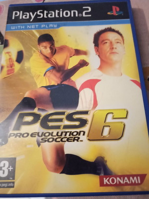 Παιχνίδι PlayStation 2 PES 6 μεταχειρισμένο, πολύ καλή κατάσταση