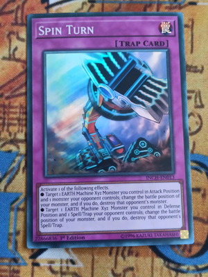 Spin Turn (Super Rare) αυθεντική κάρτα Yu-Gi-Oh! σε άριστη κατάσταση