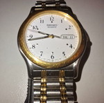 Seiko Vintage Quartz Day-Date Watch used, two-tone