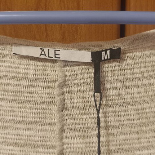 ALE blouse with 3/4 sleeves, spring/autumn, beige
