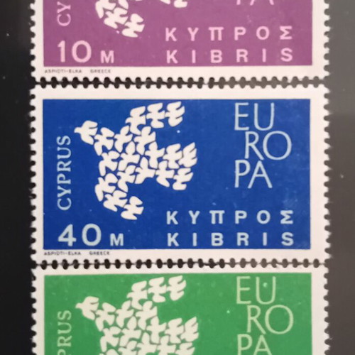 1962 Cyprus Europa CEPT Stamps Mint Never Hinged