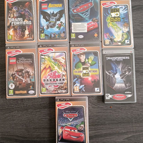 Sony PSP games used, pack of 9 titles