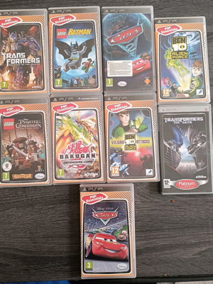 Sony PSP games used, pack of 9 titles
