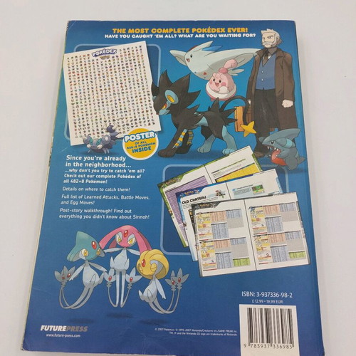 Official Pokemon Pokedex Guide Diamond and Pearl Version Vol. 2 used