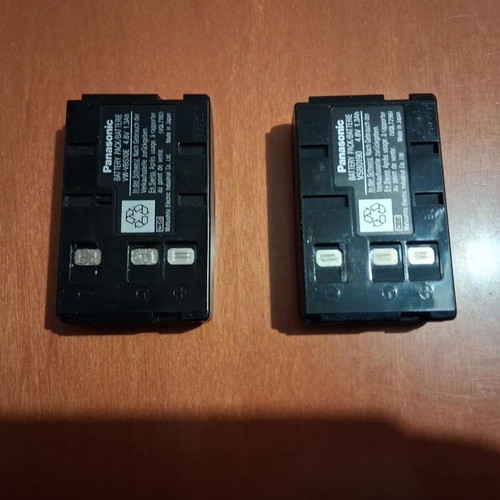 Panasonic camera batteries used, set of 2 pieces