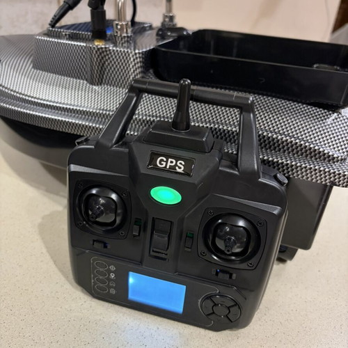 Bait Boat with GPS, 500m Range, 12000mAh Battery, LCD Remote