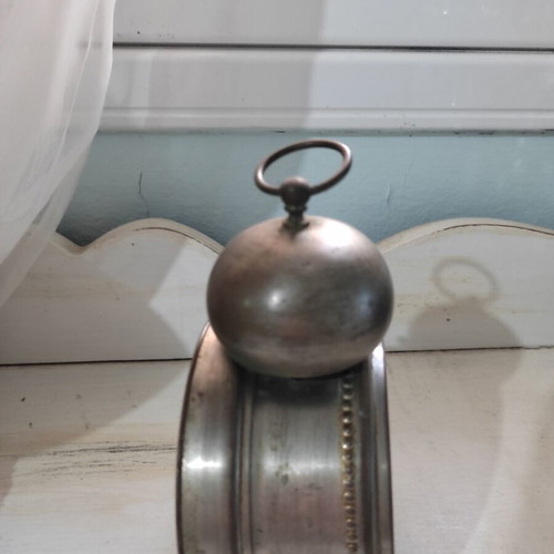 Gustav Becker antique alarm clock 18 cm used, mechanical, non-working