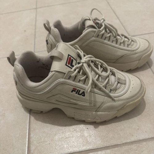 Fila athletic shoes like new, size 39, beige