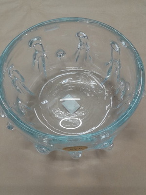 Glass bowl 20cm diameter 12cm height new