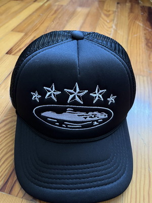 Corteiz Hat new, one size, black and white
