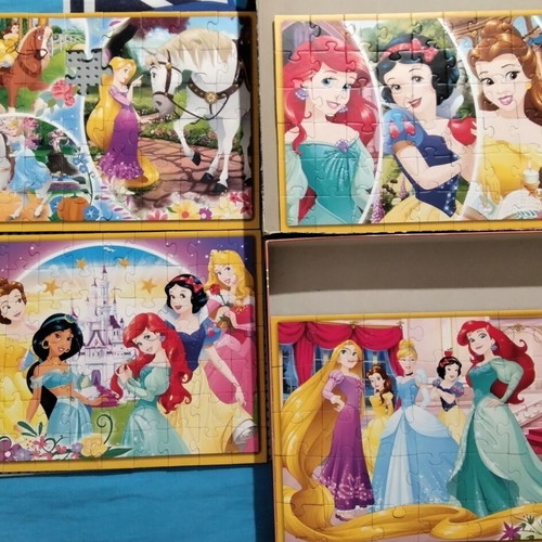 Puzzle 4 in 1 - Disney Princess, Happy Day, 35/48/54/70 pieces, Trefl, 4€