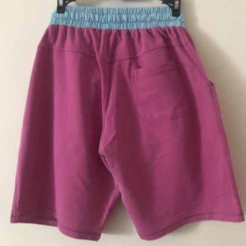Body Talk Bermuda shorts like new, 100% cotton, size XL, pink and turquoise