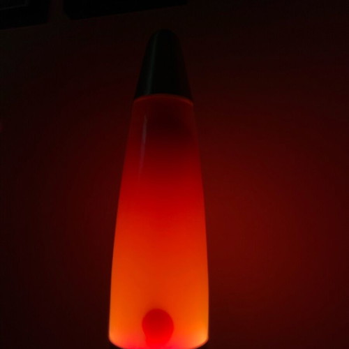 Lava lamp used in excellent condition with slight cloudiness