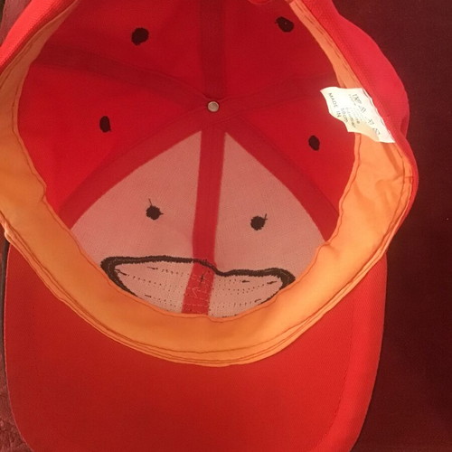 Jockey hat new, red and black, no name
