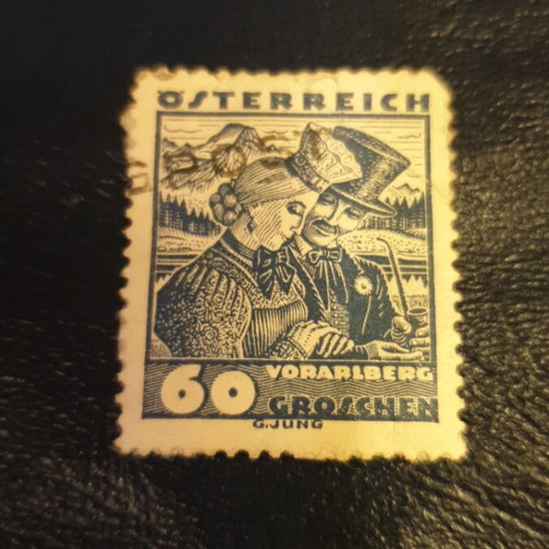 60 Groschen Austria 1934 stamp used