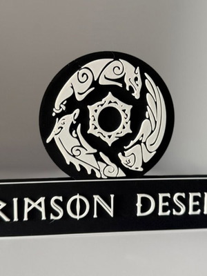 Crimson Desert Logo decorative item made to order