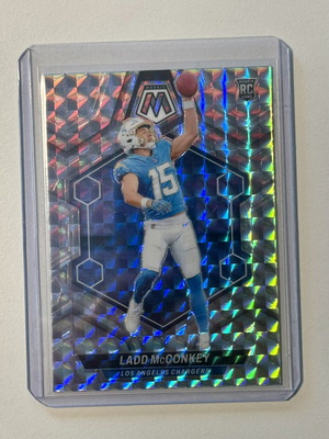 2024 Panini Mosaic Rookie Prizm Ladd McConkey Los Angeles Chargers Card new