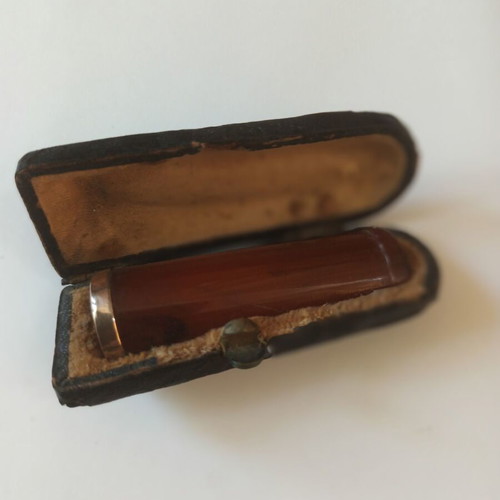 Old Faturan Cigar Pipe with Case used