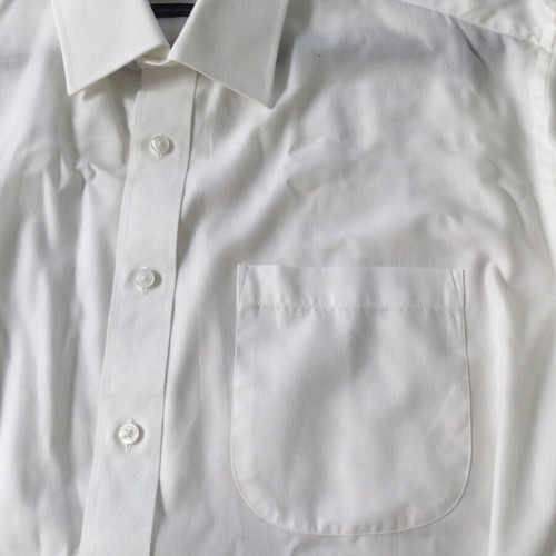 Men's 100% cotton shirt like new, white, size L