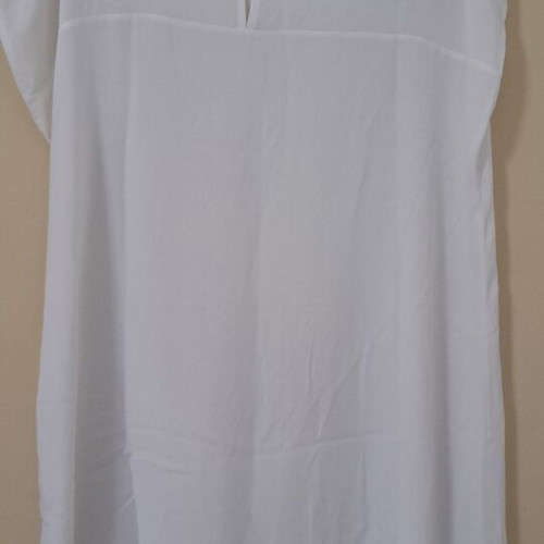 White dress size L semi-transparent like new