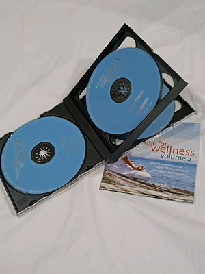 Relaxation music set of 4 CDs for exercises and massage