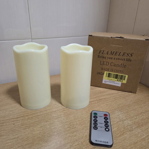 White LED candle sets with remote control new
